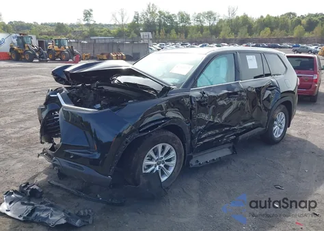 2024 Toyota Grand Highlander Hybrid Xle z USA, uszkodzony, nr VIN 5TDACAB57RS007807